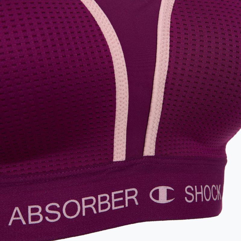 Sutien de antrenament Shock Absorber Ultimate Run Bra Padded deep purple 3