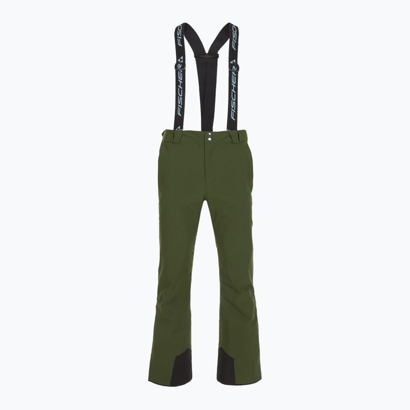 Pantaloni de schi pentru bărbați Fischer Premier rifle green 8
