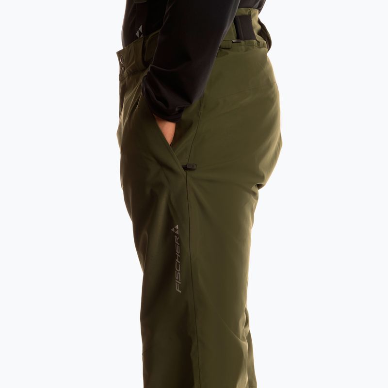 Pantaloni de schi pentru bărbați Fischer Premier rifle green 5