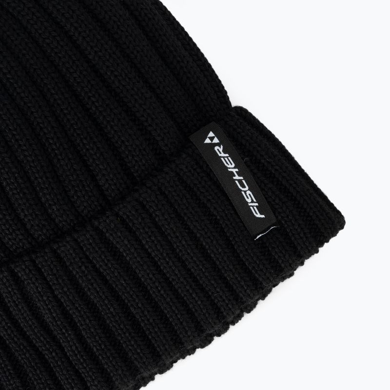 Căciulă de iarnă Fischer Logo Beanie black 3