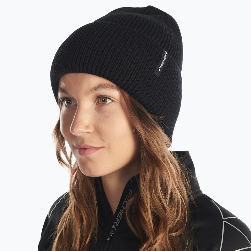 Căciulă de iarnă Fischer Logo Beanie black 5