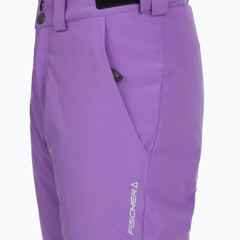 Pantaloni de schi pentru copii Fischer Premier lavender 4