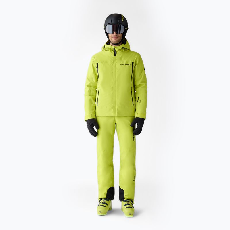 Geacă de schi pentru bărbați Fischer Rush Jacket fischer yellow 2