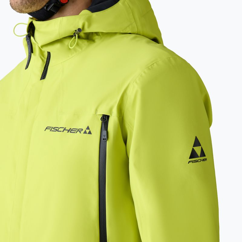 Geacă de schi pentru bărbați Fischer Rush Jacket fischer yellow 4