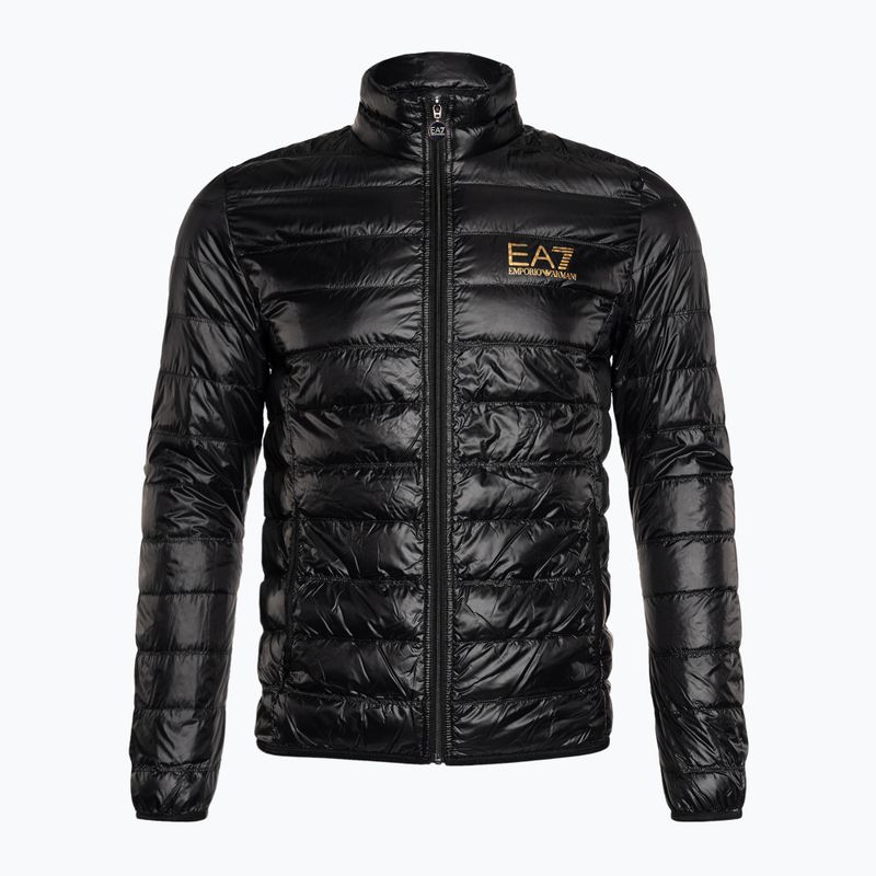 Jachetă bărbătească EA7 Emporio Armani Emporio Armani Train Core ID Down Light cu logo negru/auriu 6