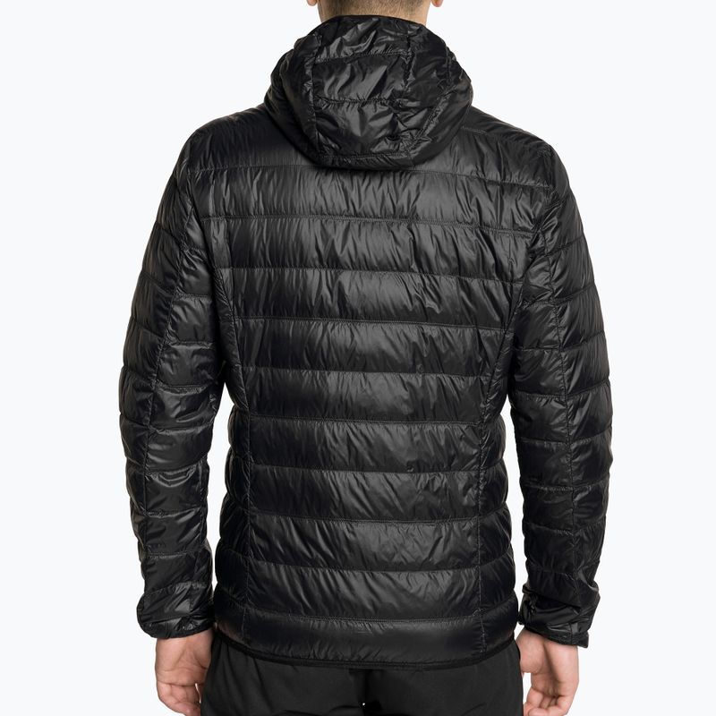 EA7 Emporio Armani Emporio Armani Train Core ID Down Light Hoodie cu glugă cu logo negru/auriu pentru bărbați 2