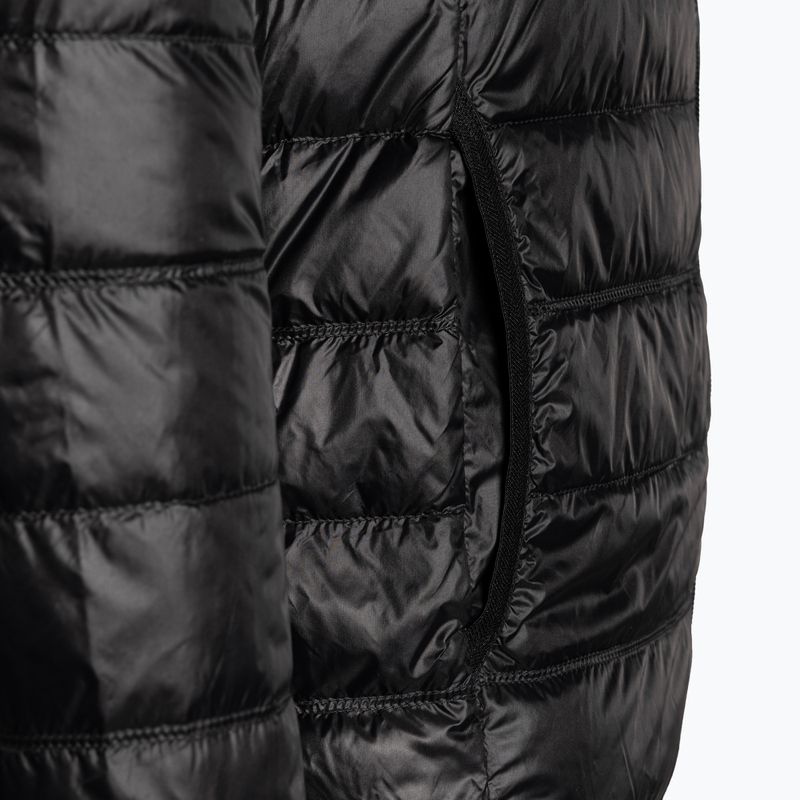 EA7 Emporio Armani Emporio Armani Train Core ID Down Light Hoodie cu glugă cu logo negru/auriu pentru bărbați 10