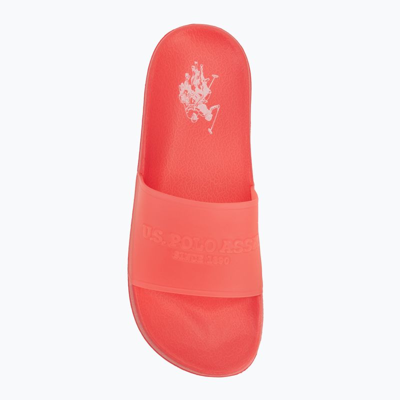 Papuci pentru femei U.S. Polo Assn. AMAMI009A coral 5