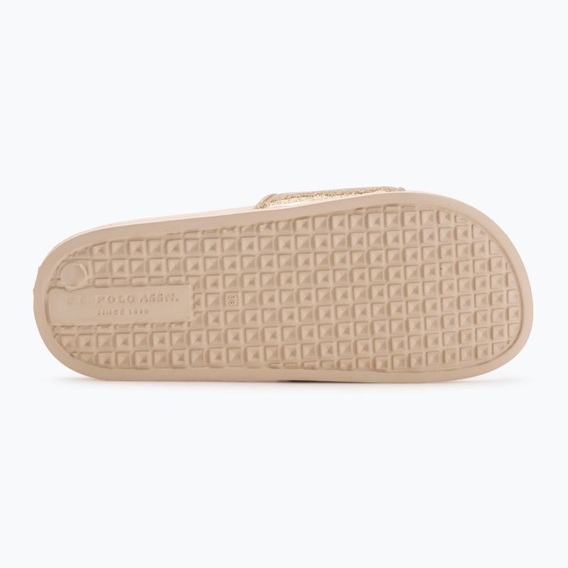 Papuci pentru femei U.S. Polo Assn. IVY002A gold 4