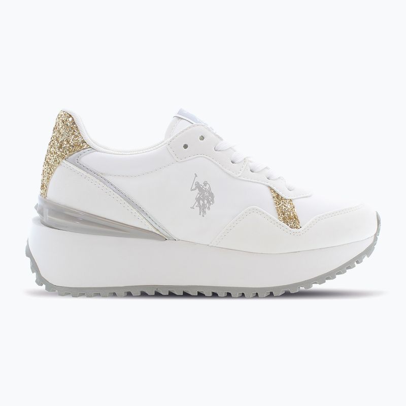 Încălțăminte pentru femei U.S. Polo Assn. BAYLE003C white/gold 8