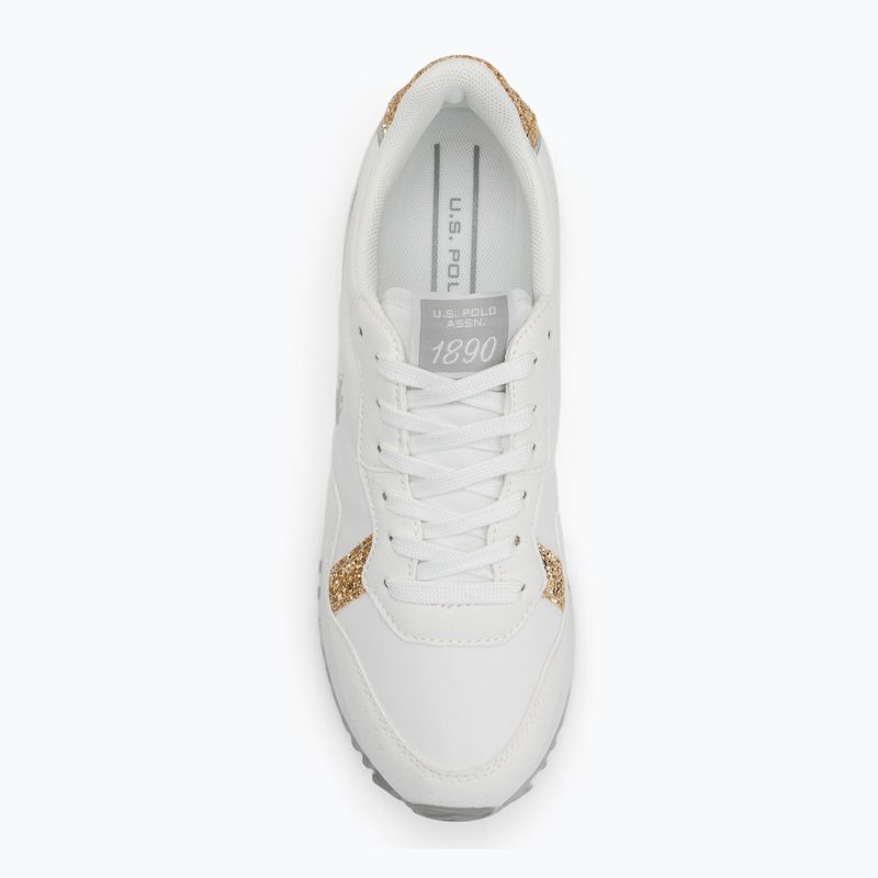 Încălțăminte pentru femei U.S. Polo Assn. BAYLE003C white/gold 5