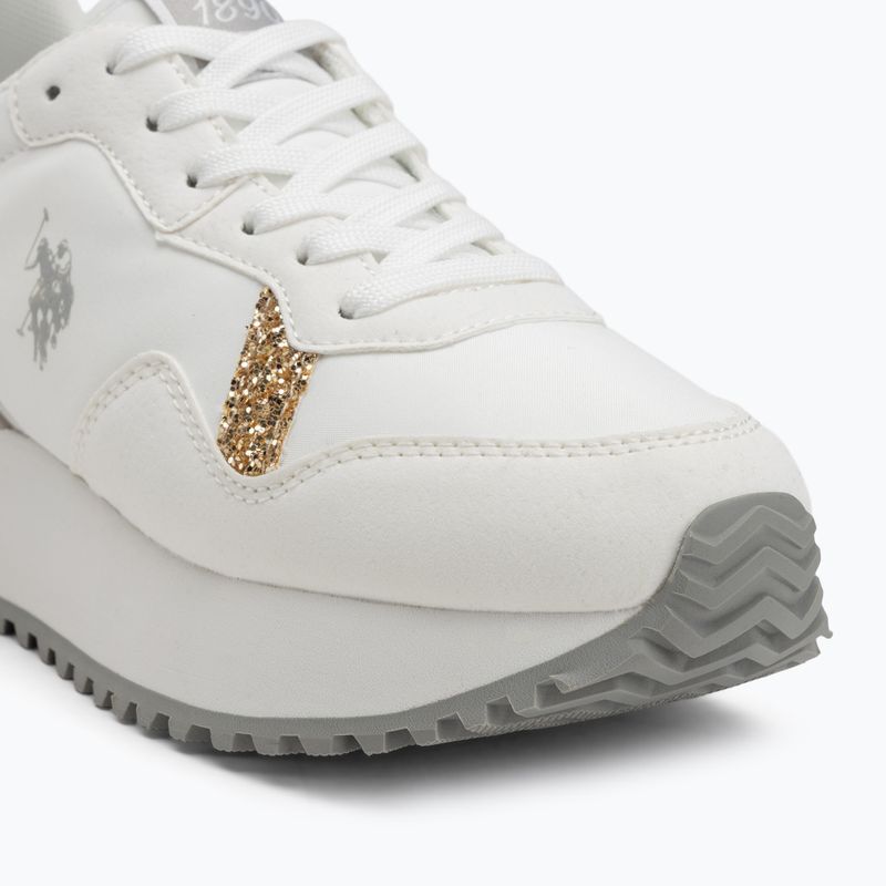 Încălțăminte pentru femei U.S. Polo Assn. BAYLE003C white/gold 7