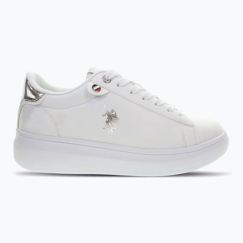 Încălțăminte pentru femei U.S. Polo Assn. CODY011 white/silver 8
