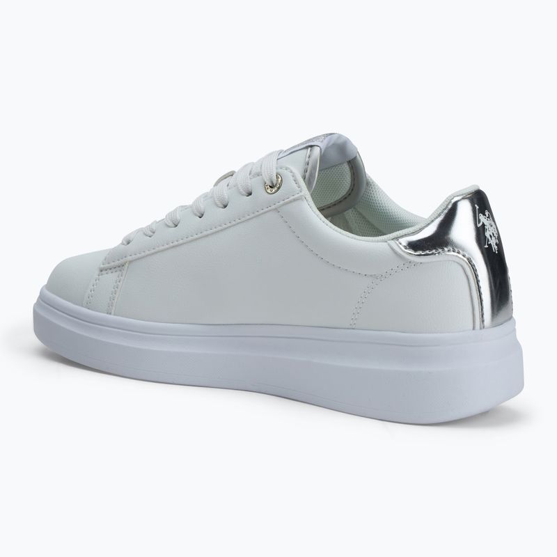 Încălțăminte pentru femei U.S. Polo Assn. CODY011 white/silver 3