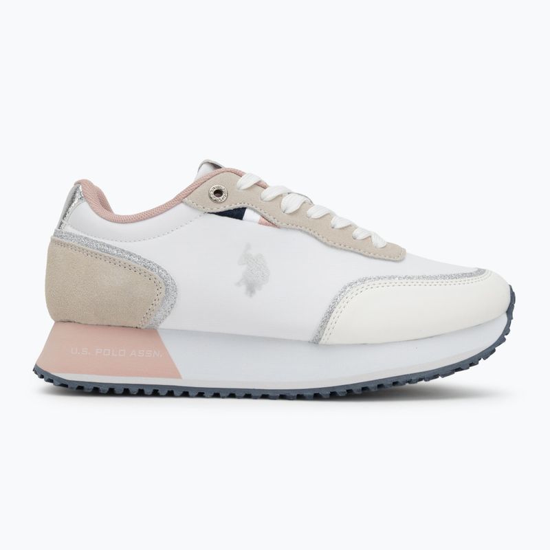 Încălțăminte pentru femei U.S. Polo Assn. SACHA007 white/pink 2