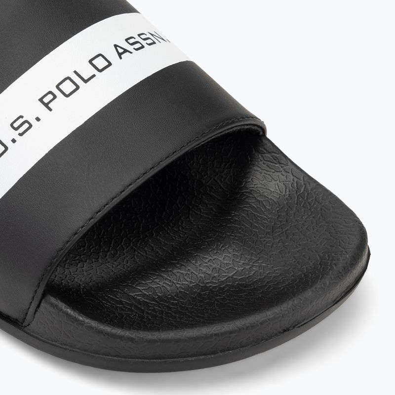 Papuci pentru bărbați U.S. Polo Assn. SKYE002 black/white 7