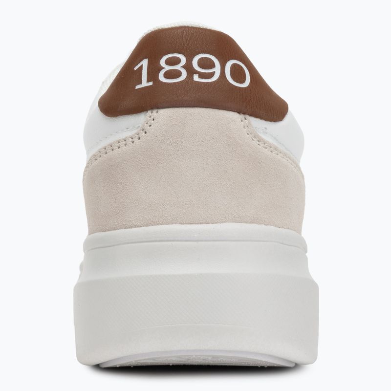 Încălțăminte pentru bărbați U.S. Polo Assn. CODY003B white/light brown 6