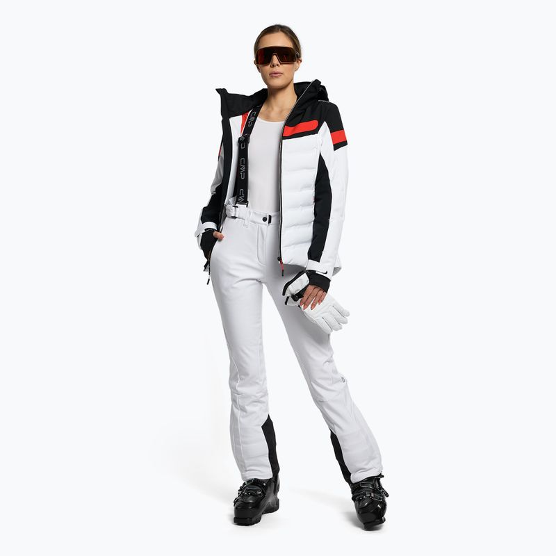 Pantaloni de schi pentru femei CMP, alb, 3W03106 2