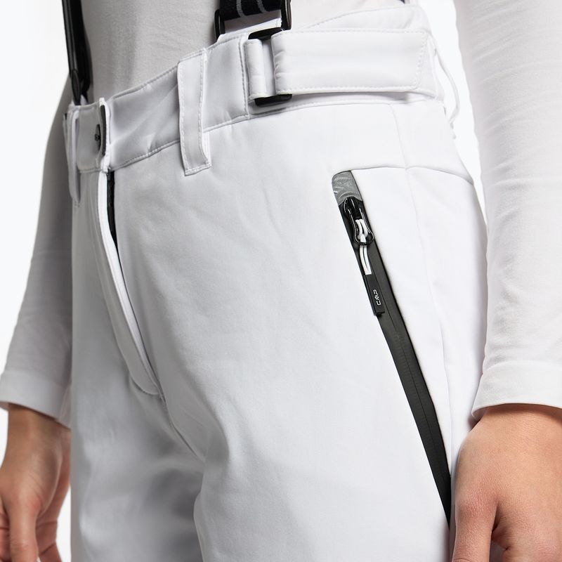 Pantaloni de schi pentru femei CMP, alb, 3W03106 5