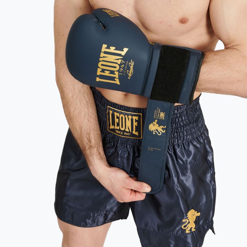 Pantaloni scurți de box pentru bărbați LEONE 1947 Basic 2 blue 3