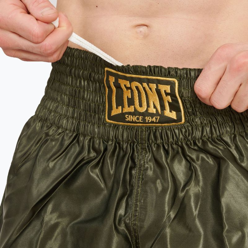 Pantaloni scurți de box pentru bărbați LEONE 1947 Basic 2 green 6