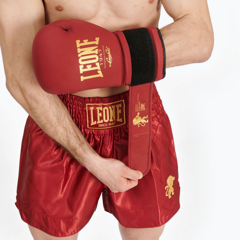 Pantaloni scurți de box pentru bărbați LEONE 1947 Basic 2 red 3