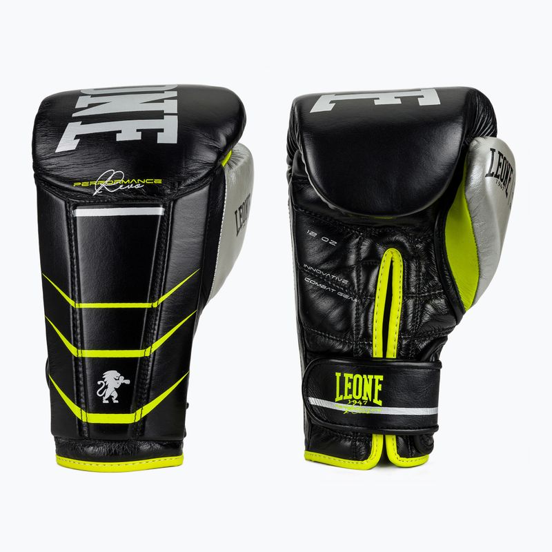 Mănuși de box LEONE 1947 Revo Performance Fluo black