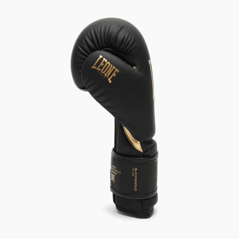 Mănuși de box LEONE 1947 Idol black/gold 5