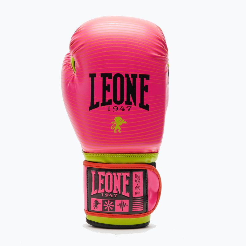 Mănuși de box LEONE 1947 Waves rosa 3