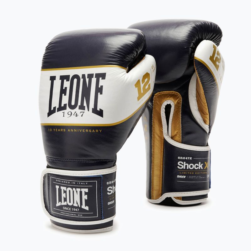 Mănuși de box LEONE 1947 Shock X blue 2