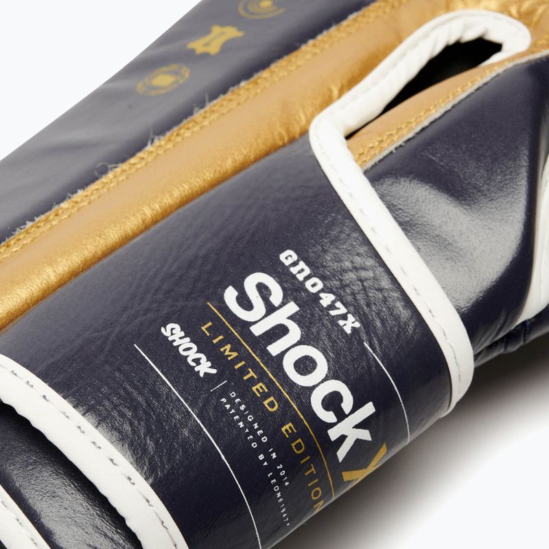 Mănuși de box LEONE 1947 Shock X blue 9