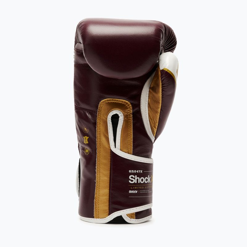 Mănuși de box LEONE 1947 Shock X burgundy 4
