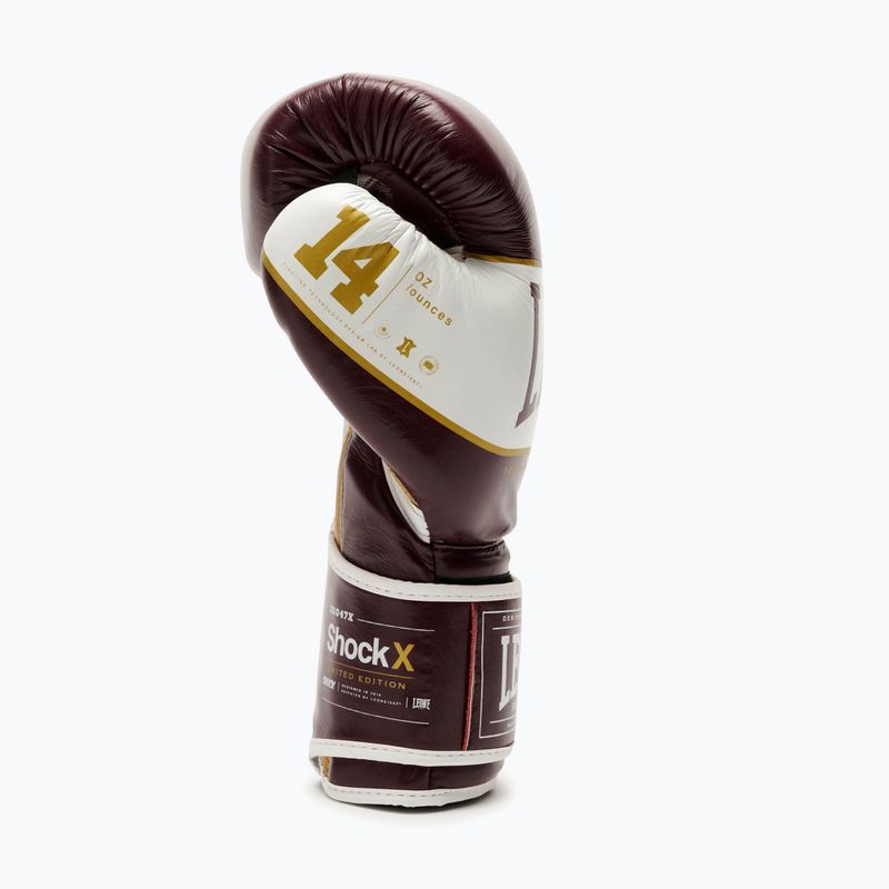 Mănuși de box LEONE 1947 Shock X burgundy 5