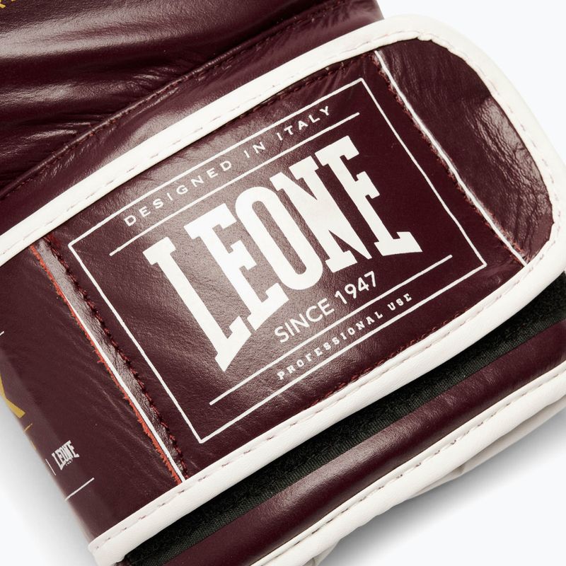 Mănuși de box LEONE 1947 Shock X burgundy 7