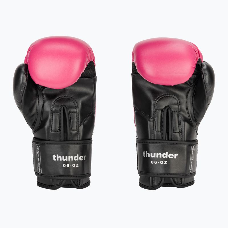Mănuși de box pentru copii LEONE 1947 Thunder Jr fuchsia 3
