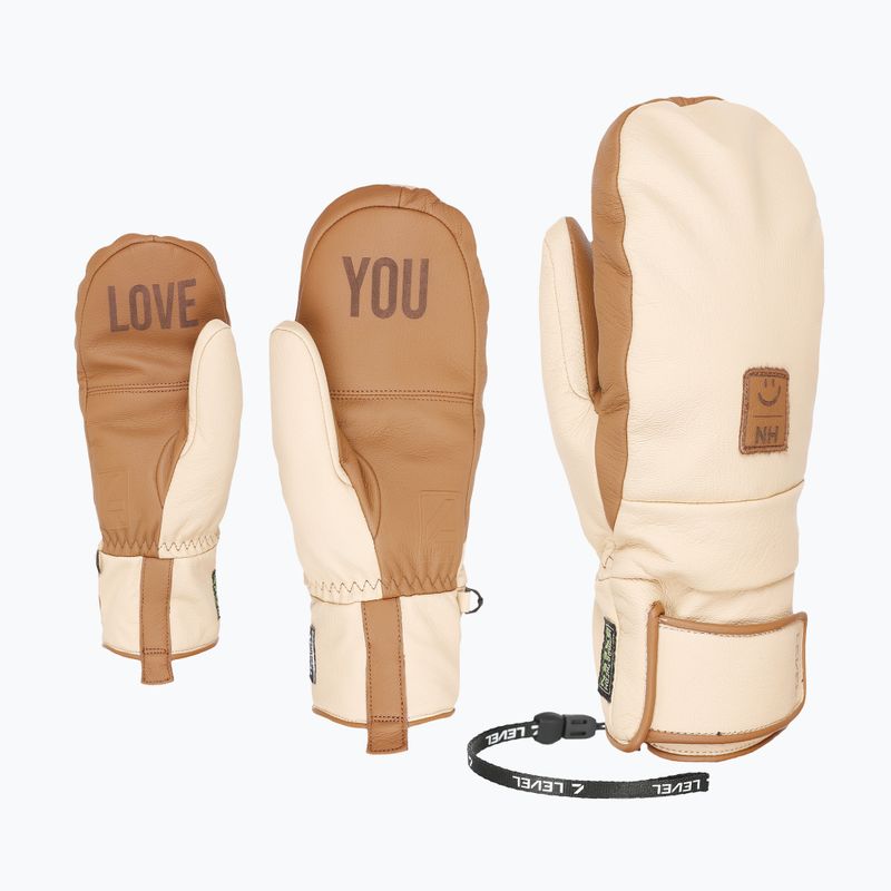 Mănuși de snowboard Level Rover Mitt beige 2