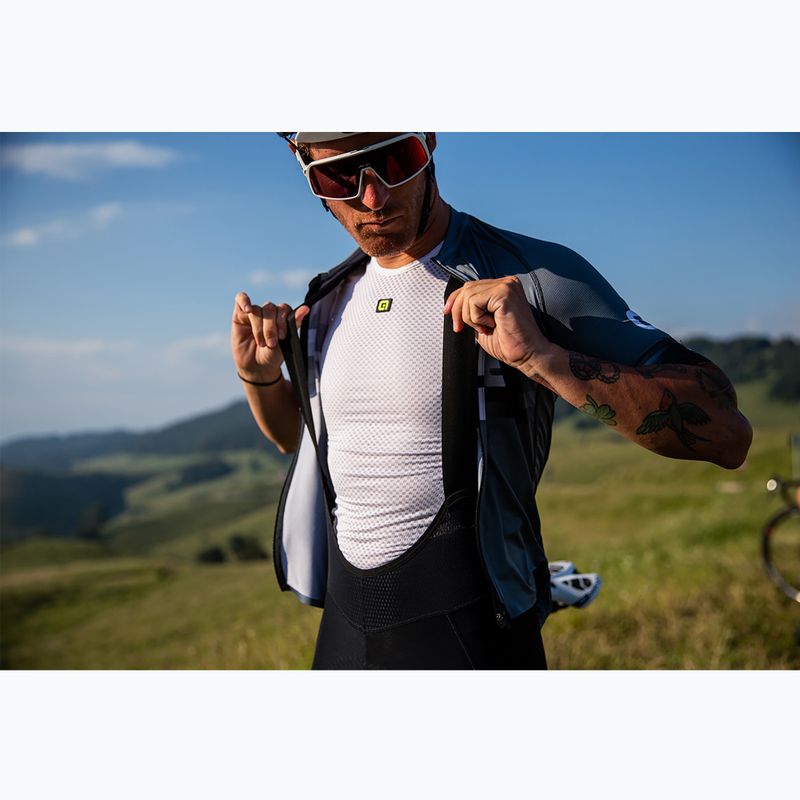 Tricou de ciclism pentru bărbați Alé Velo Active white 3