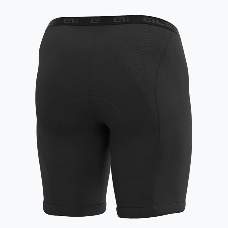 Pantaloni de ciclism pentru bărbați Alé Panta Int C/Fon Padded Liner negri L12140117 2