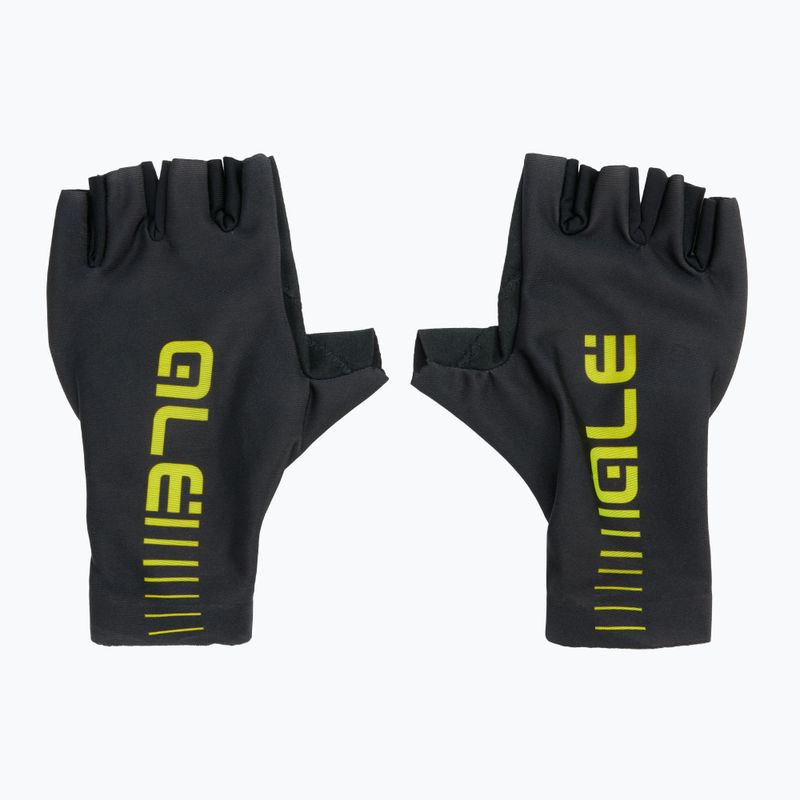 Mănuși de ciclism Alé Guanto Estivo Sun Select negru-albe L17946718 2