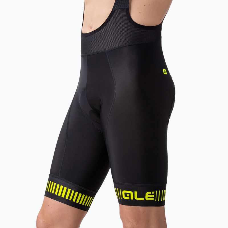 Pantaloni scurți de ciclism Alé Strada Bibshort pentru bărbați negru L15054018 3