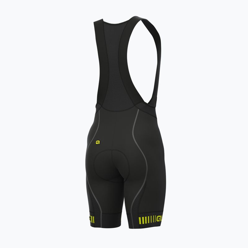 Pantaloni scurți de ciclism Alé Strada Bibshort pentru bărbați negru L15054018 6