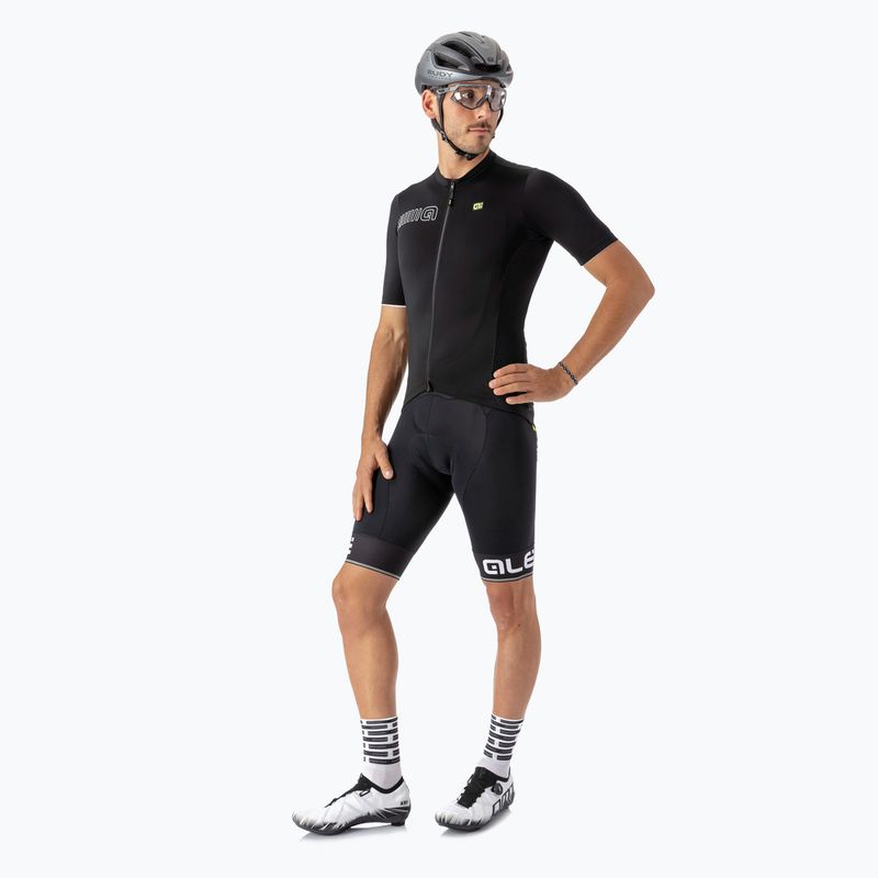 Bărbați Alé tricou de ciclism Color Block negru L14240119 2