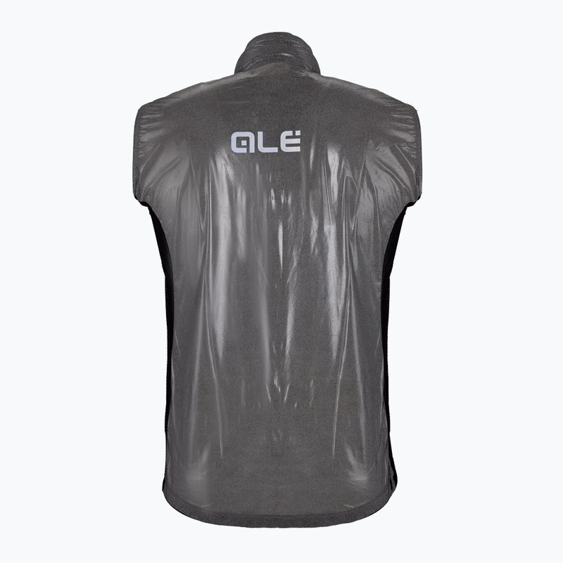 Jilet pentru bărbați Alè Black reflectorizant de ciclism gri L20038401 7