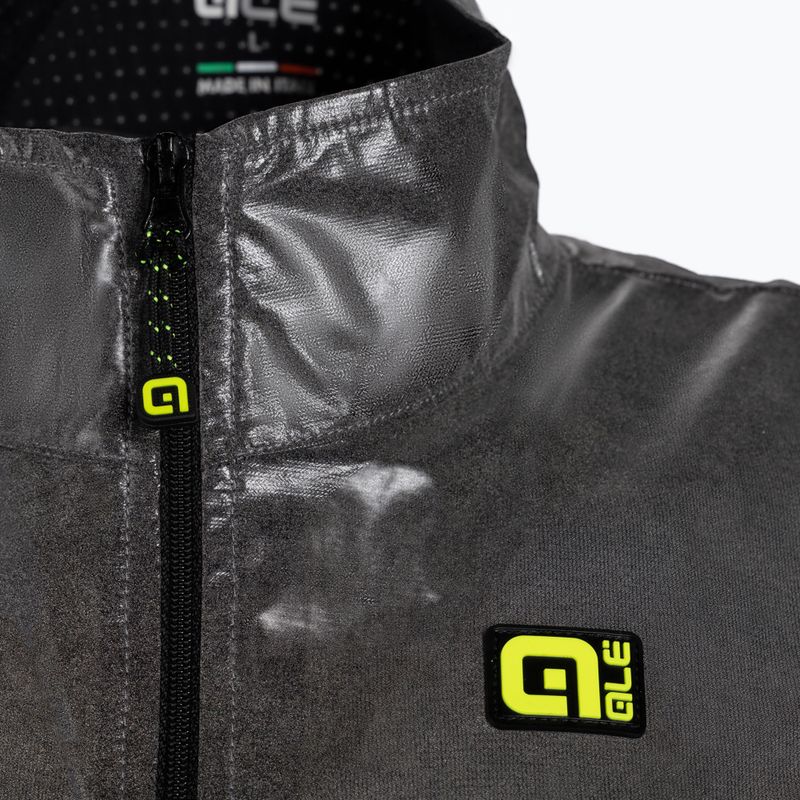 Jilet pentru bărbați Alè Black reflectorizant de ciclism gri L20038401 8