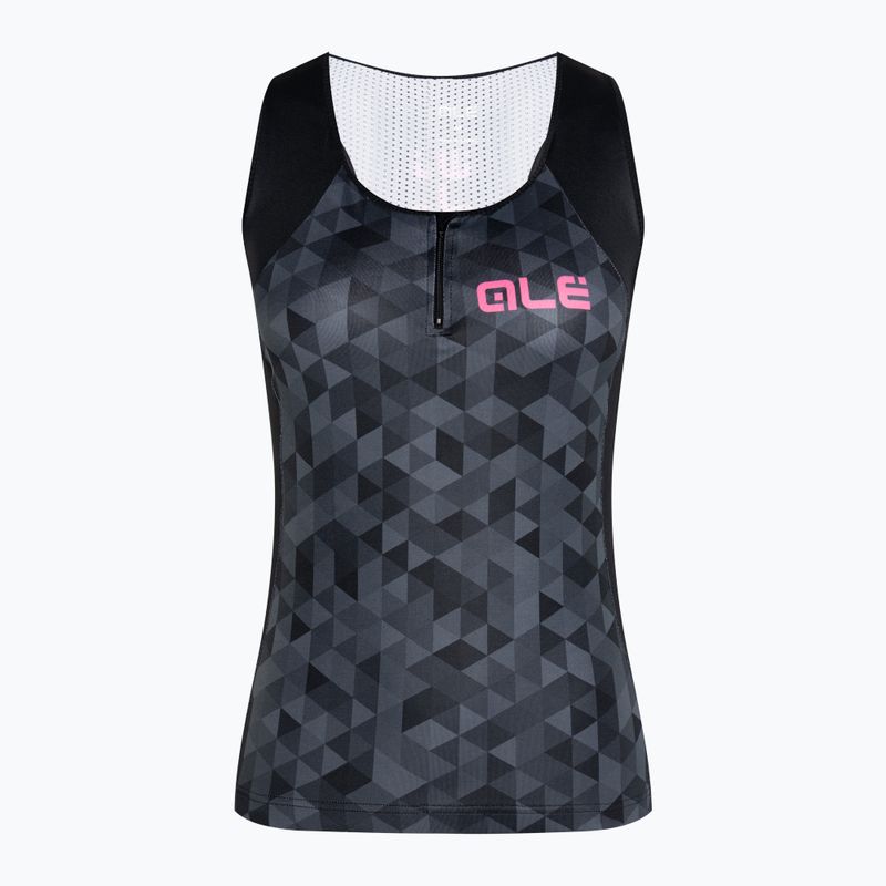 Tricou de ciclism pentru femei Alé Triangles gri/negru L21112401 6