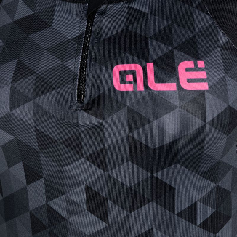 Tricou de ciclism pentru femei Alé Triangles gri/negru L21112401 8