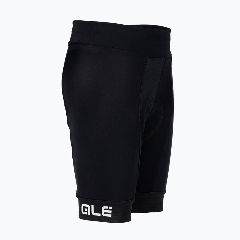 Pantaloni scurți de ciclism pentru copii Alé Pantalone S/B Bimbo Kid negri-albi L21153467 3