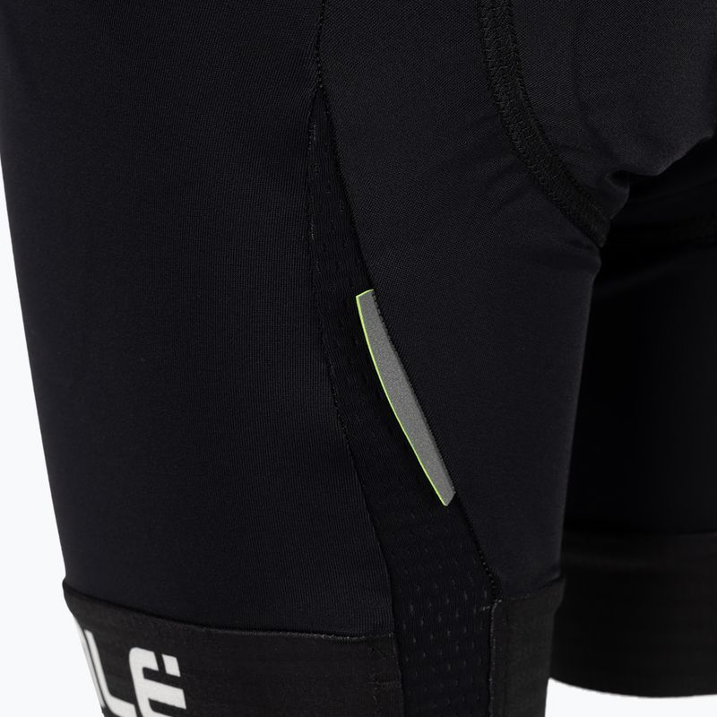 Pantaloni scurți de ciclism pentru copii Alé Pantalone S/B Bimbo Kid negri-albi L21153467 4