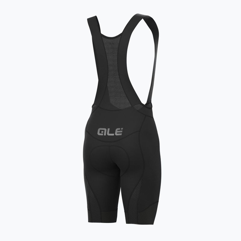 Pantaloni de ciclism pentru bărbați Alé Master 2.0 Bibshort negru-gri L21164403 2