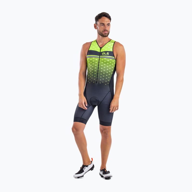 Costum de triatlon pentru bărbați Alé Stars galben-gri L21116460